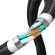 Кабель USB Baseus Zinc Magnetic Type-C 100W 20V 5A 1.2m чорний