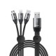 Кабель Baseus Car Co-sharing Cable USB M+L+T 3.5A 1m (CAMLT-FX01, CAMLT-FX09)