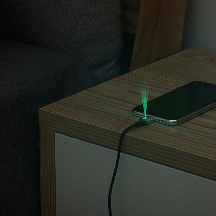 Кабель USB Baseus Lightning Zinc Magnetic 2.4A 1m чорний