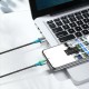Кабель USB Baseus Lightning Zinc Magnetic 2.4A 1m чорний