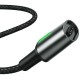 Кабель USB Baseus Lightning Zinc Magnetic 2.4A 1m чорний