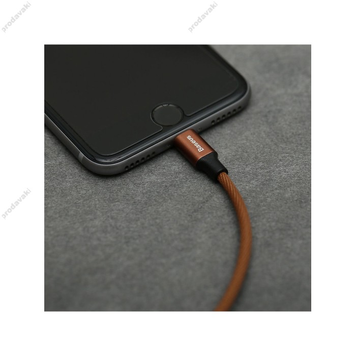 Кабель USB Baseus Yiven Lightning Cable 2A 1.2m коричневий