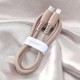 Кабель USB Baseus Colorful Type-C to lightning 18W 1.2m dreen рожевий