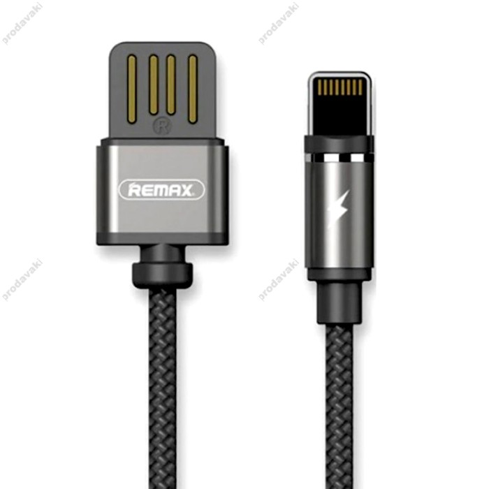 Кабель USB Remax Gravity RC-095i Lightning (магнітний) чорний