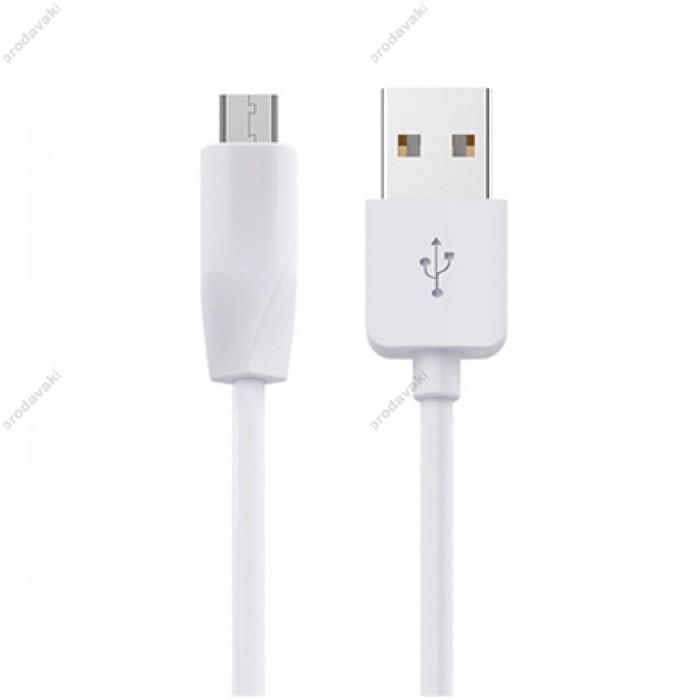 Кабель USB Hoco X1 microUSB Rapid 2m білий