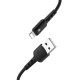 Кабель USB Hoco X30 Star Lightning 2.0A 1.2 m чорний