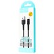Кабель USB Hoco X30 Star Lightning 2.0A 1.2 m чорний