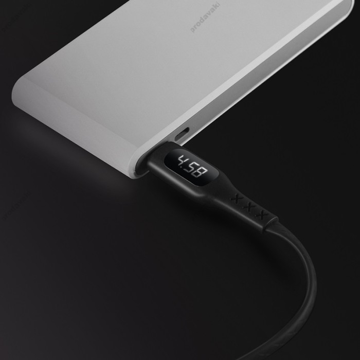 Кабель USB на Lightning S6 Sentinel для заряджання та передачі даних з таймером