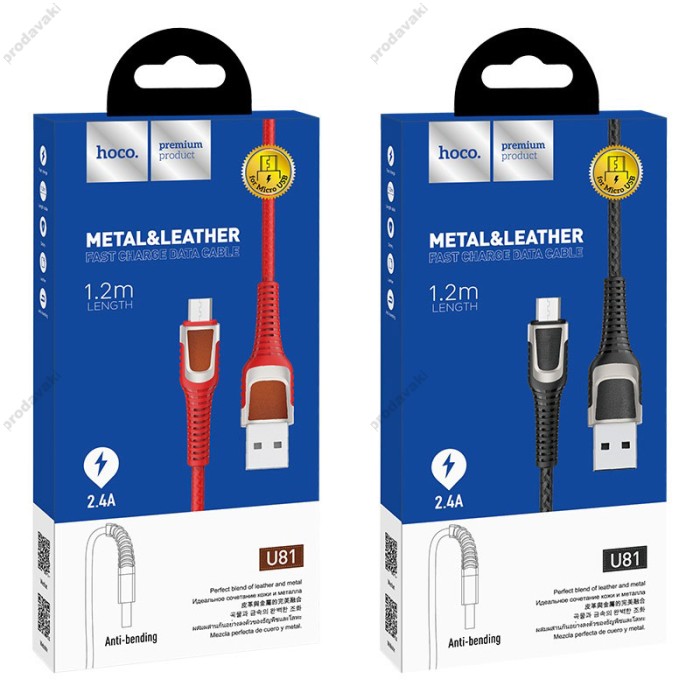 Кабель USB на Micro-USB U81 Jazz для заряджання та передачі даних