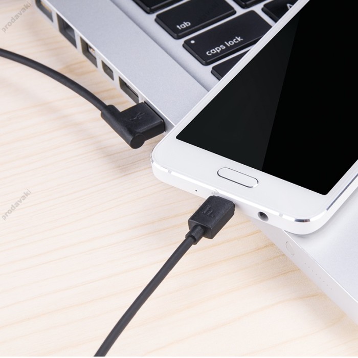 Кабель HOCO UPM10 L-Shape Micro 1,2 m