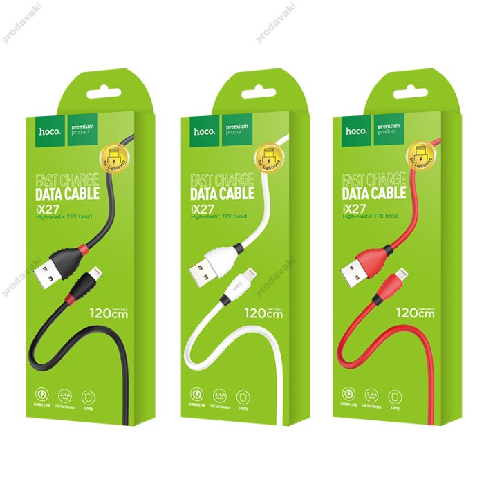 Кабель USB на Lightning «X27 Excellent charge» заряджання та передача даних
