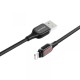 Кабель BOROFONE BU14 Heroic Lightning 2.4A/1.2m black