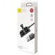 Кабель USB Baseus Suction Cup Lighting 2.4A 1m чорний