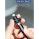 Кабель Type-C Baseus U-shaped portable2.4A чорний