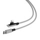 Кабель USB Baseus Colorful Elbow Type-C to lightning 18W 1.2m фіолетовий