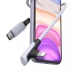 Кабель USB Baseus Colorful Elbow Type-C to lightning 18W 1.2m фіолетовий