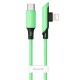 Кабель USB Baseus Colorful Elbow Type-C to lightning 18W 1.2m dreen зелений