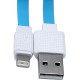 Кабель USB Hoco iPhone 5/6 1.2m (UPL-18) блакитний
