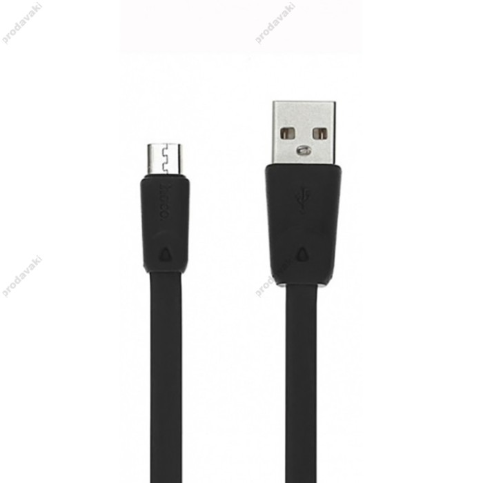 Кабель USB Hoco X9 Rapid microUSB 1m чорний