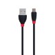 Кабель USB Hoco X27 Excellent microUSB 2.4A 1,2m чорний