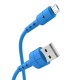 Кабель USB Hoco X30 Star microUSB 2A 1.2m синій