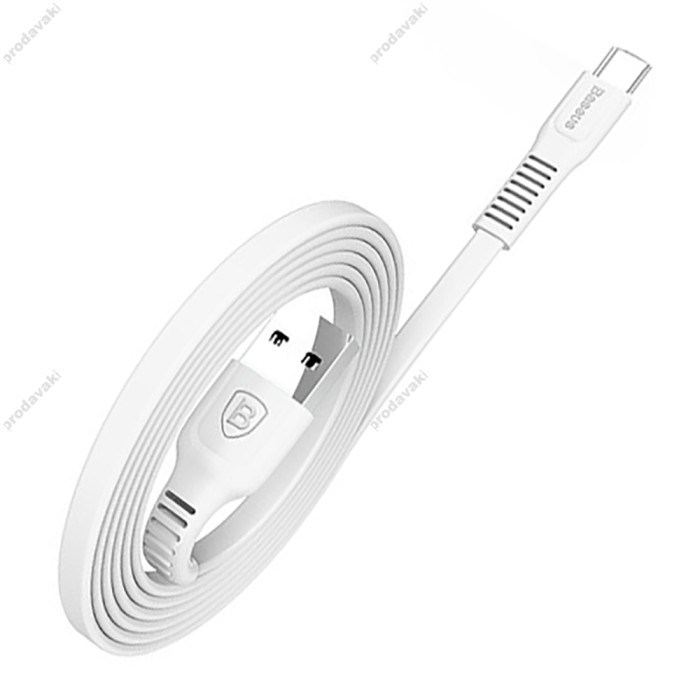 Кабель Baseus Tough Series micro USB 2.0A 1m білий