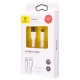 Кабель Baseus Tough Series micro USB 2.0A 1m білий