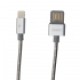Кабель USB Remax RC-080i Serpent lightning 1m сталевий