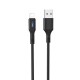 Кабель HOCO U79 Admirable для Lightning Smart-Power-Off/1,2 m. Black
