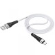 Кабель BOROFONE BX46 Rush silicone для Micro 2.4A/1m white
