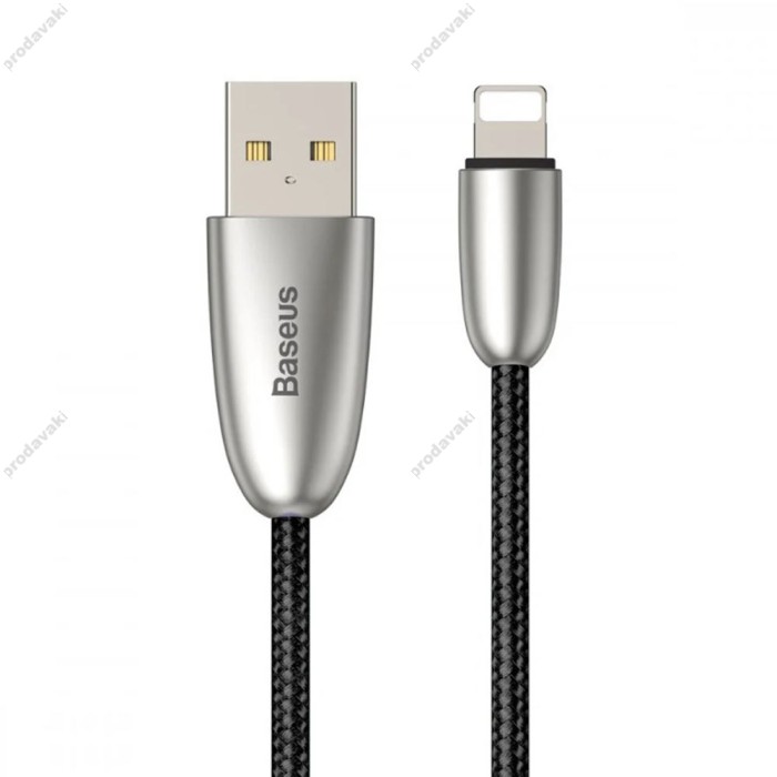 Кабель USB Baseus Torch Series Lightning 2.4A 1m чорний