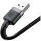 Кабель USB Baseus Kevlar Micro-USB Cable 2A 1.5M Gray/Black (CALKLF-CG1)