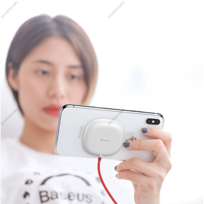 БЗУ для телефону Baseus (WXXP-01) із швидкою зарядкою 10W (Білий)