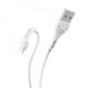 Кабель USB Hoco X37 Cool Power Lightning 2.4A 1m білий
