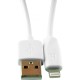 Кабель USB Hoco X1 Rapid Lighting білий 1м