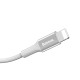 Кабель USB Baseus Shining Lightning Cable 2A 1m сріблястий