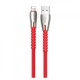 кабель USB Hoco U58 Core Lightning 1.2m червоний