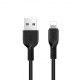 Кабель HOCO X13 Easy Charged Lightning 2A/1m Black