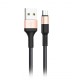 Кабель HOCO X26 Xpress Charging для Micro 2A/1m. Black&amp;Gold