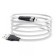 Кабель HOCO X53 Ange silicone charging data для Micro 2,4A/1m. White
