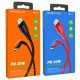 PD Кабель BOROFONE BU27 Cool victory Lightning 20W/3A/1m black