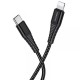 PD Кабель BOROFONE BU27 Cool victory Lightning 20W/3A/1m black