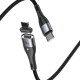 Кабель USB Baseus Zinc Magnetic Safe Fast Charging Type-C to Lightning PD 20W чорний