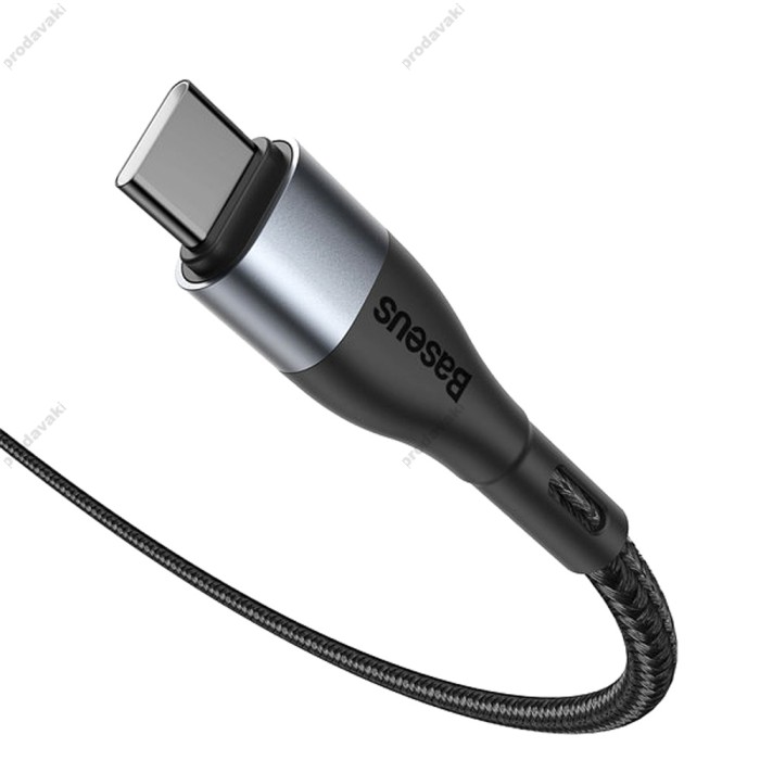 Кабель USB Baseus Zinc Magnetic Safe Fast Charging Type-C to Lightning PD 20W чорний