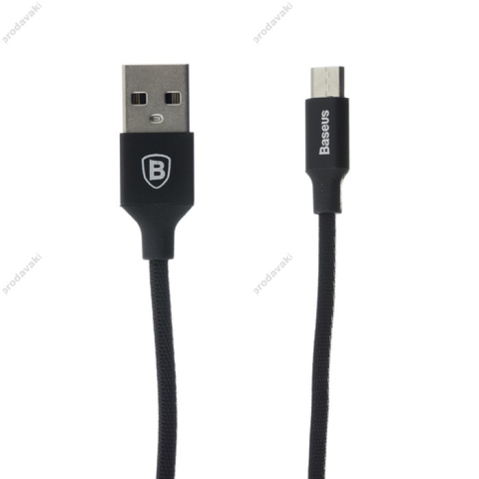 Кабель USB Baseus Yiven microUSB 2A 1m чорний