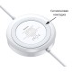 БЗУ для телефону із вбудованим кабелем Lightning Baseus (WXCA-01) 5W (Білий)