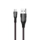 Кабель USB Hoco U54 Advantage microUSB 2.4A 1.2m чорний