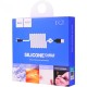 Кабель USB Hoco X21 Silicone microUSB 1m білий