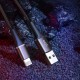 Кабель USB Baseus Halo Data Lightning 2.4A 1m чорний