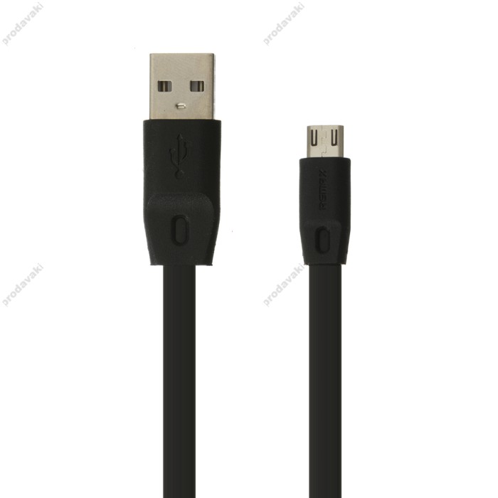 Кабель USB Remax RC-001m Full Speed microUSB 2m чорний